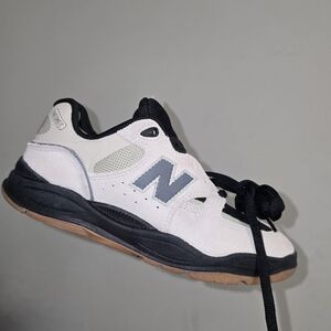 New Balance Cream and Black Sneakers